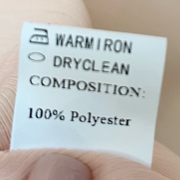 Peach Chiffon Accent Jacket Sz SM NEW! - Picture 4 of 5